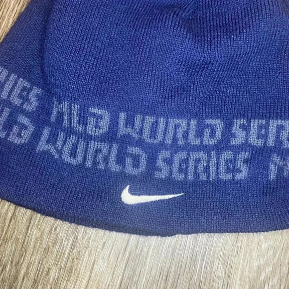 Unisex Nike Blue MLB World Series Beanie Cap - OS - Picture 2 of 5